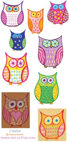 How to Draw an Owl: Learn to Draw a Cute Colorful Owl in this Easy Step-by-Step Drawing Lesson