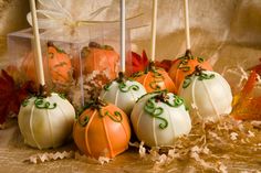 Pumpkin Cake pops