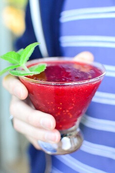 Triple Berry Frozen Mojito