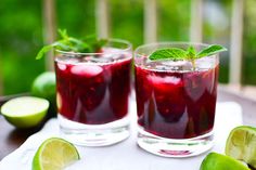 Blackberry Mojitos