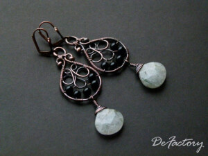 Quartz Earrings by SilverDeFactory