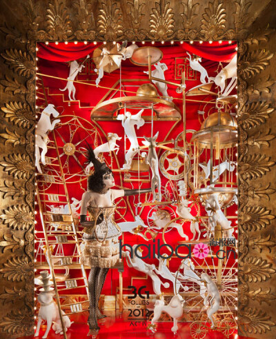 爵士时代的名伶派对！波道夫·古德曼(Bergdorf Goodman)精品百货店2012圣诞橱窗欣赏，跟随“造梦高手”重回浪漫奢华二十年代！