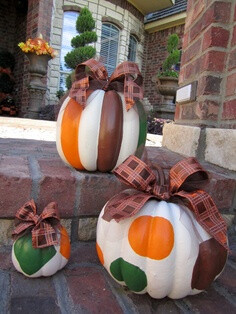 Fall pumpkin decorating Idea !