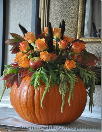 pumpkin centerpiece