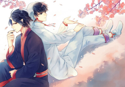 鬼灯の冷徹# #鬼白# [畫師:ちのは id=625558] 花は麗し【鬼白】,表紙. 評分&amp;gt; http://139url.cn/dgd8fw