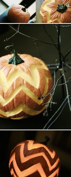 chevron pumpkin