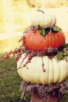 pumpkin topiary