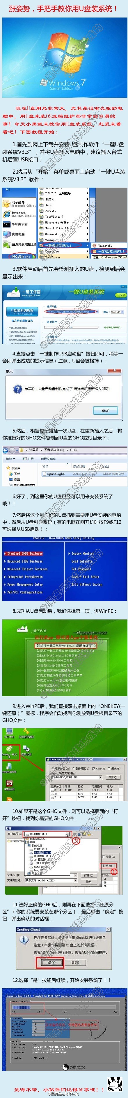 【教你怎样用U盘装系统！】现在U盘用处非常大，能用来搞电脑维护也可用来装系统！眼看XP就要停止服务了，你有木有很着急呢？现在小黑教你用U盘装系统，小伙伴们快来学习吧！很实用哦，赶紧马一个！