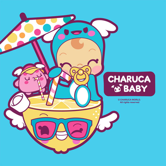 Charuca Baby, happy kawaii character, personaggi felici e kawaii