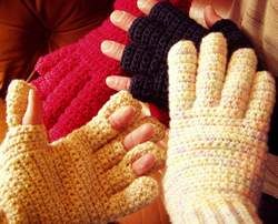 crochet gloves free pattern.