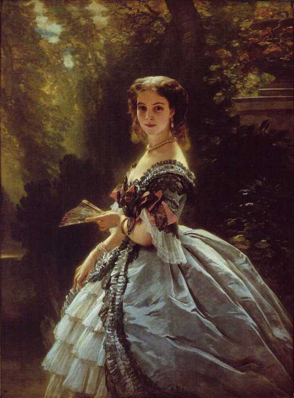 《Princess Elizaveta Esperovna Troubetzkaya, formerly Princess Belosselskaya-Belozerskaya 》1859。这是乌克兰的一位公爵的前公主，现在为立陶宛的王妃，她的头衔的名称，不知道怎么翻译。