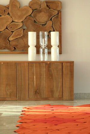 Wood Furniture // The seaside villa by alessandro isola &amp;amp; supriya mankad