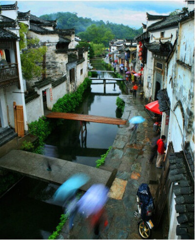 烟雨婺源，别样意境。