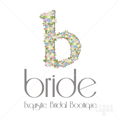 A lovely stylised letter b design would be a fantastic logo for a wedding,florist or beauty related business http://stocklogos.com/logo/bride $499