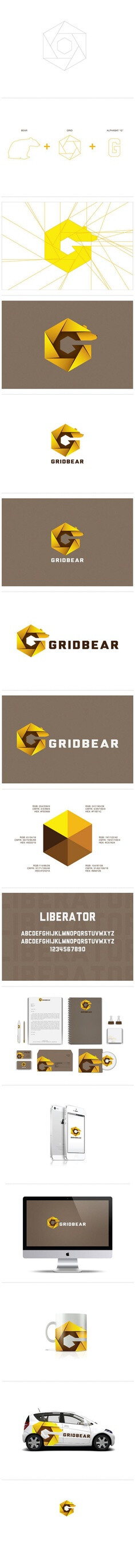 *View Higher Quality at http://www.behance.net/gallery/Grid-Bear-Corporate-Identity/7225423 Grid Bear - Corporate and Brand Identity Development