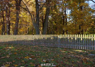 这道篱笆并非用于保护谁家的后院，其实这是艺术家 Alyson Shotz 的一件作品。自从2003年起，镜子篱笆曾被布置于多个地方用于展出。由于镜面映射效果，篱笆完全融入于周遭环境。或许，只有当你被它绊倒的时候才会意识…