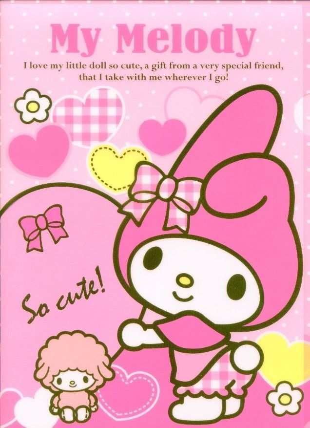 Sanrio My Melody So Cute A4 Plastic File Folder #1