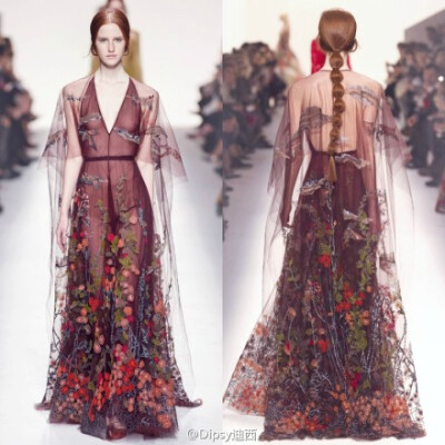 Valentino F/W 2014┃仙气缭缭，仙裙飘飘......