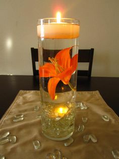 flower water in glass vase