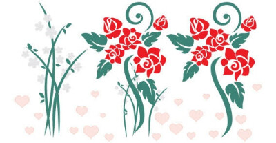 Love Flowers Free Vector Graphics