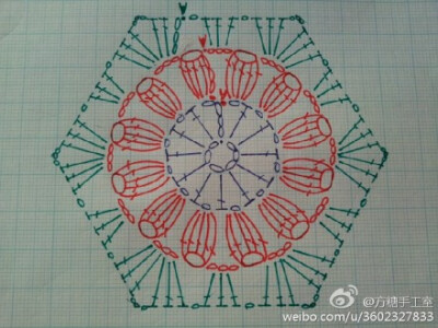 #方糖-sweet crochet# 七夕前，天气热到不行。来款清爽的钩针毯。