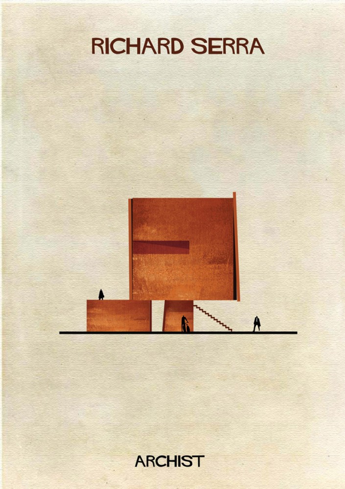 ARCHIST: Illustrations of Famous Art Reimagined as Architecture