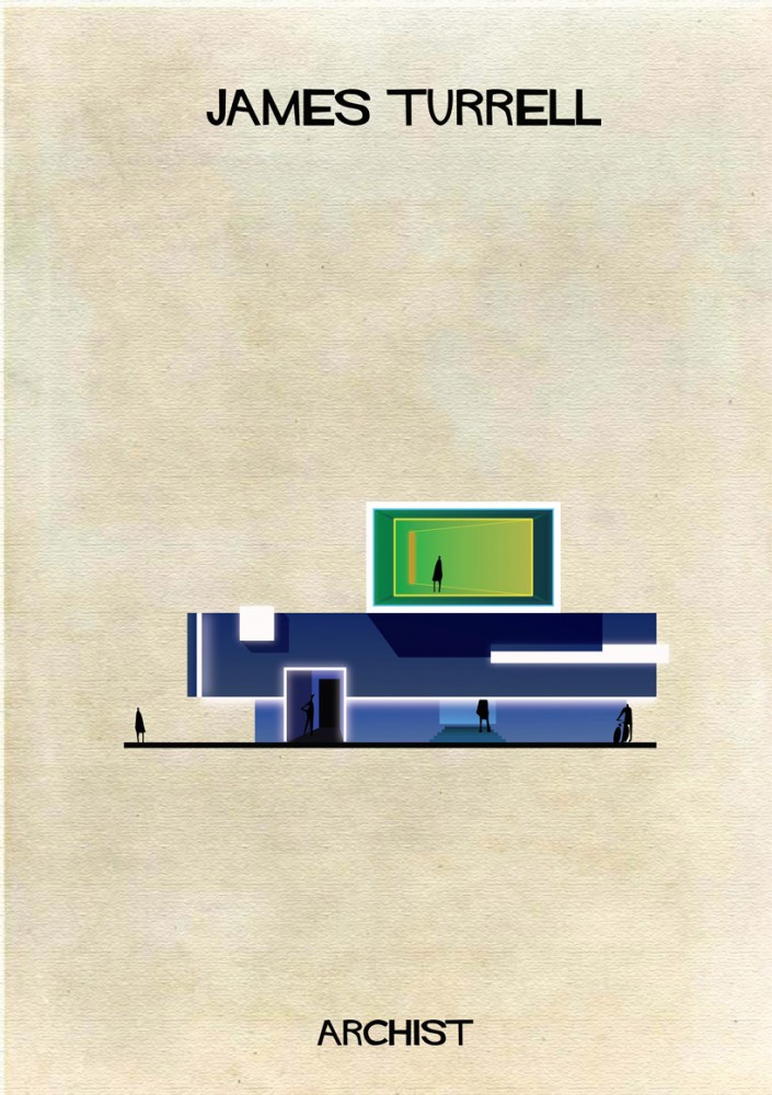 ARCHIST: Illustrations of Famous Art Reimagined as Architecture