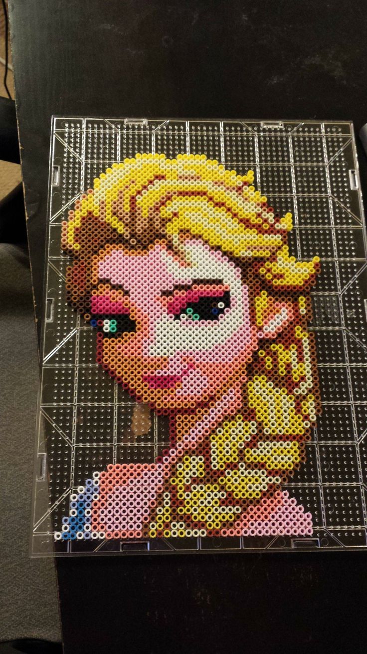 Disney Elsa Frozen perler beads