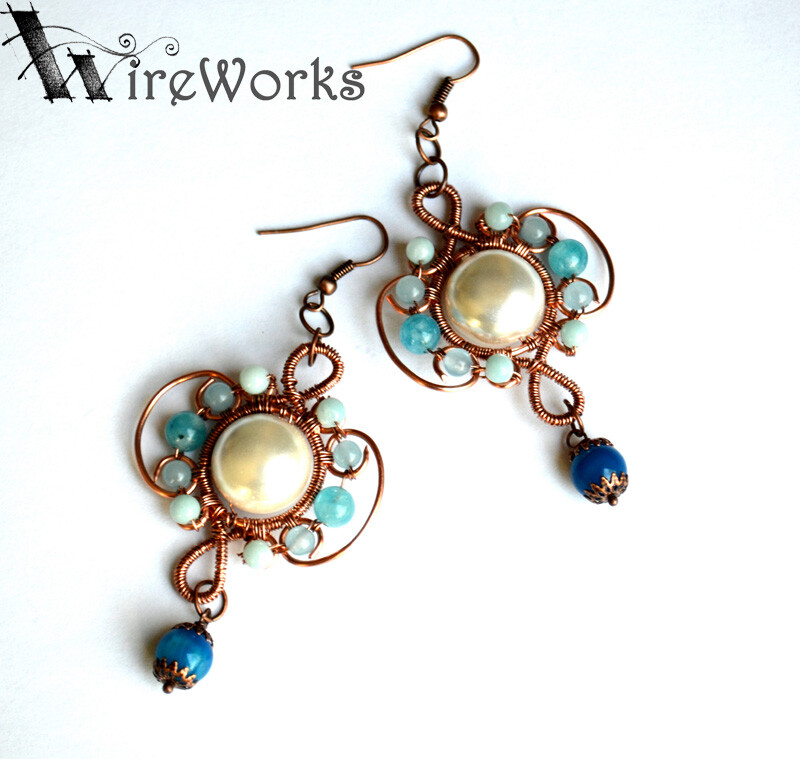 Baroque Winter - the Earrings by moni77q