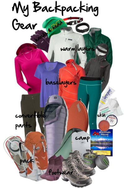 &amp;quot;My Backpacking Gear&amp;quot; by avita439 on Polyvore