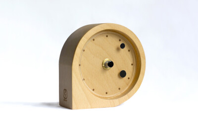 意外正品 摇摆实木小台钟 简 实木创意座钟 自然风格 原木钟
