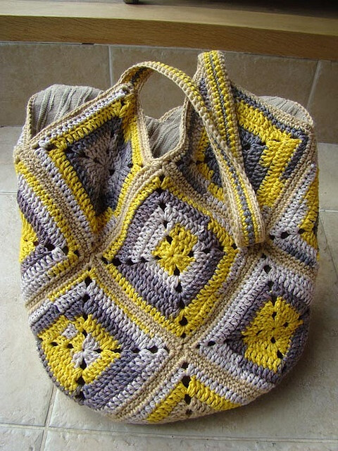 crocheted bag