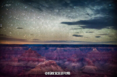 美国科罗拉多大峡谷的落日与星空丨摄影：SilverQSY &amp;gt;&amp;gt;&amp;gt;http://t.cn/SPYlZ7