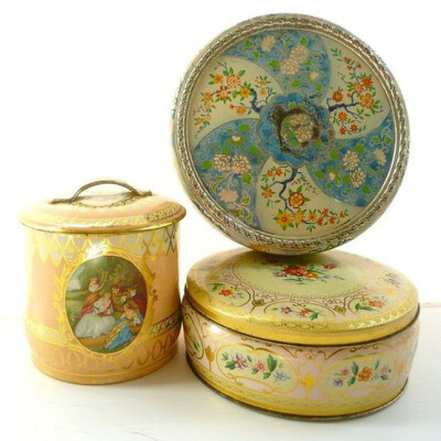 复古可爱的ZAKKA 风格铁盒，