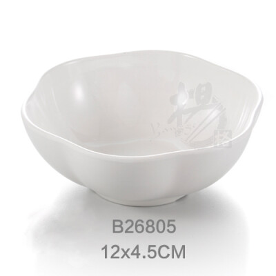 扬格B仿瓷餐具瓷白碗密胺韩式碗白色米线碗饭碗面碗大碗