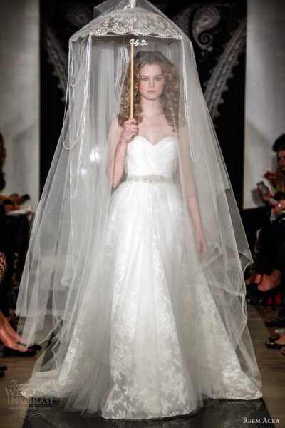 Reem Acra Bridal Spring 2014 梦幻婚纱礼服