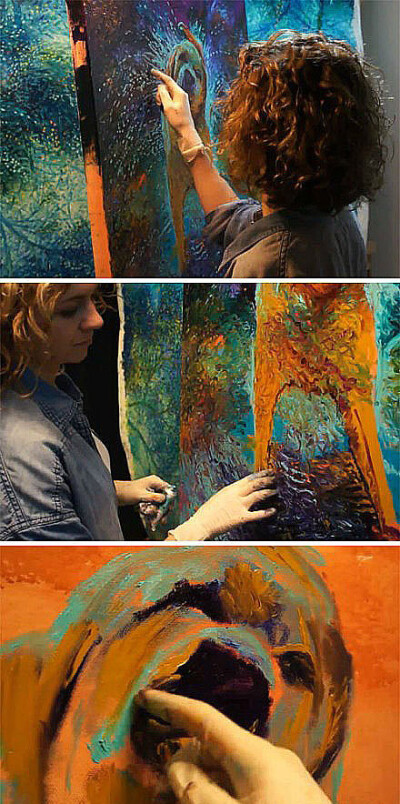 #创意空间#来自指尖的唯妙绘画