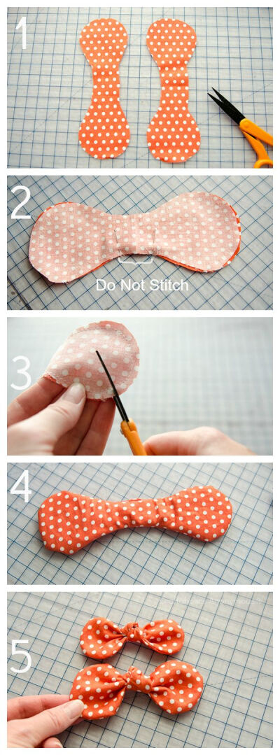 how to sew a fabric bow