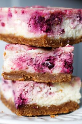 meyer lemon blackberry cheesecake bars