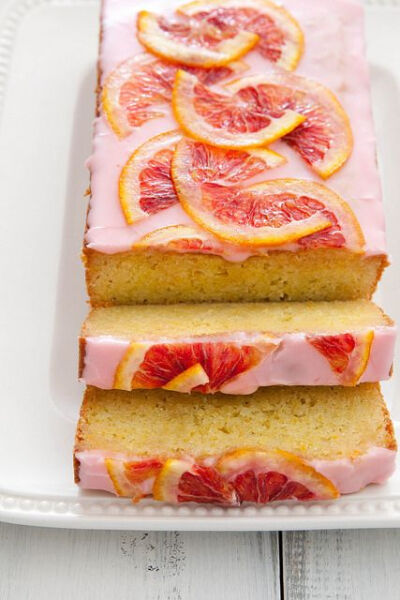 Blood Orange Loaf Cake