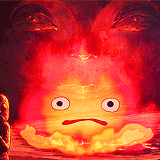【哈尔的移动城堡】（宫崎骏）（GIF动态图片）卡西法，可爱的小恶魔