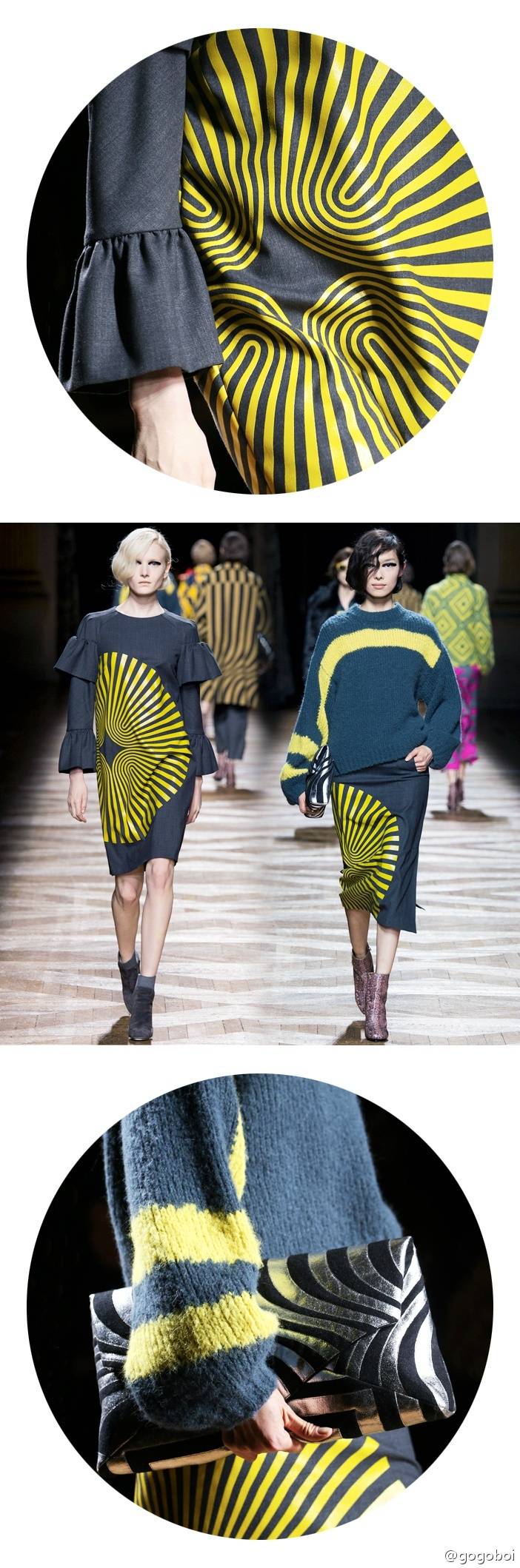 #2014秋冬巴黎时装周# Dries Van Noten 2014秋冬系列