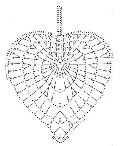 Crochet Heart - Chart