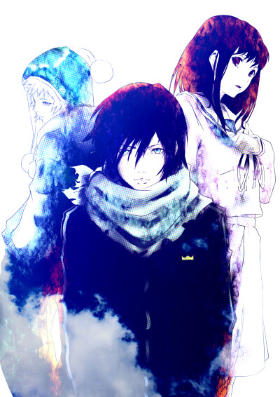 野良神Noragami, Yato (Noragami), Yukine (Noragami), Iki Hiyori