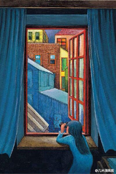 几米漫画集: 优柔寡断,是人生最大的负能量.人生没什么好优柔的.