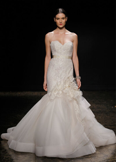 Lazaro Bridal Gowns, Wedding Dresses Style LZ3415 by JLM Couture, Inc.