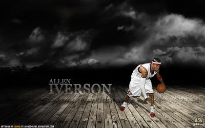 篮球球星阿伦·艾弗森Allen Iverson高清壁纸1920x1200 uedso.com 高清壁纸 电脑壁纸 桌面壁纸