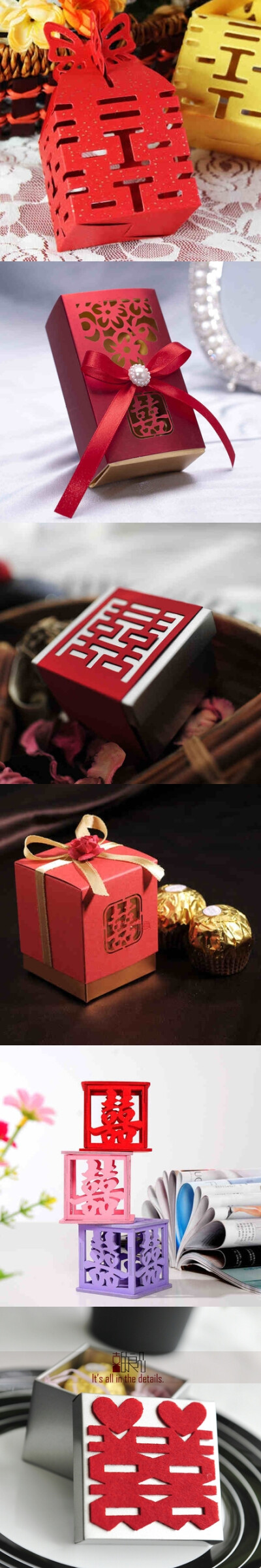 #婚品#一场中式婚礼当然需要中式的喜糖盒，让你的喜糖盒喜上加喜吧！ 更多: http://www.lovewith.me/share/detail/all/30551