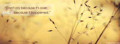 Don’t cry quotes facebook timeline cover