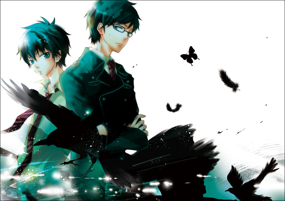 青之驱魔师 Ao no Exorcist, Okumura Rin, Okumura Yukio, Pixiv Id 1950895